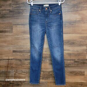 Madewell Jeans Size 27 Skinny 10" High Rise Tummy Control Danny Wash G7391